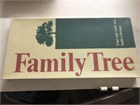 Vintage Family Tree board game