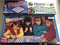 Vintage Game lot Bead Bingo Boggle and Pronto