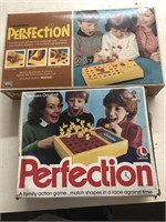 Vintage lot of Perfection Board games