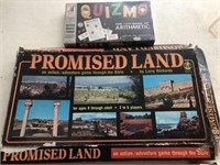 Vintage lot of 2 board games Quiznos and Promised