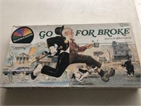 Vintage Go for Broke  board game