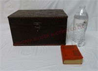 Home Accents Storage Box & German Dictionary