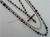 Vintage Triple Strand Rosary Beads