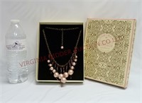 Two's Company Baubles Vintage Necklace w Box