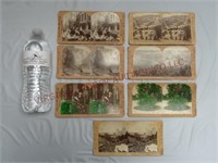 Antique Stereoscope Cards ~ Lot of 7