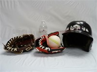 T-Ball ~ Rawlings Gloves, Helmet & Foam Ball