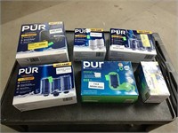 6-Assortment of PUR water filters