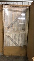 Driftwood 42”x88” Solid Core Barnwood Door