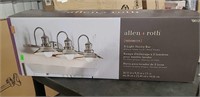 Allen + Roth 3 light vanity bar pewter finish