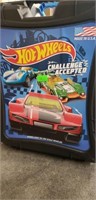 Hot wheels case and rescue station play set.