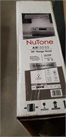 Nutone are 130 S's 30" range hood stainless steel