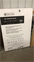 Delta 48” Shower Base 48”x34”