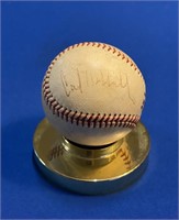 Carl Hubbell autographed baseball