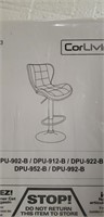 Corliving adjustable height swivel chair black
