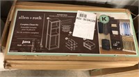 Allen & Roth closet Kit color Java box has damage