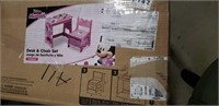 Disney Minnie Mouse junior desk and chair set
