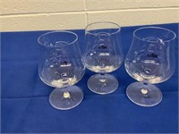 Cognac Glasses, 3 pc