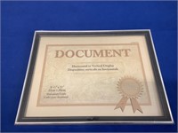 Document Frame