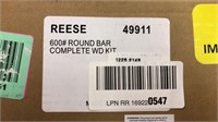 Reese 600# Round Bar Complete WD Kit  box has