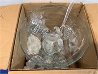 Vintage Punch Bowl Set