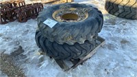 2- 13.00/24 Grader Tires, Mounted on 8 Hole Rims