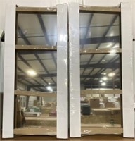 Mirrored Rolling Closet Doors 108x80 Set Of 2