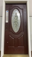 Therma Tru Fiberglass Entry Door With Etched Oval