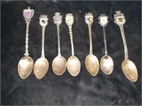 7 PC MARKED 800 71.4 g COLLECTIBLE SPOONS