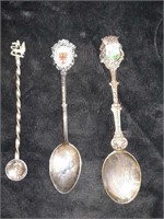 3 PC TESTED SILVER 29.7g COLLECTIBLE SPOONS