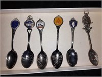 6 PC COLLECTOR SPOONS