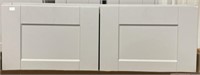 American Woodmark Wall Cabinet 30x12 Inches Metal