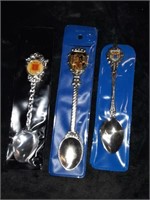 3 PC COLLECTOR SPOONS