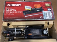 Husky 2.5 Ton Low Profile Trolley Jack With Quick
