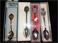 4 PC COLLECTOR SPOONS