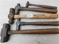 Hammers (5), various