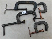 4 C-clamps