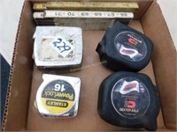 various tape measures