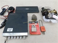 Cobra 29 NW LTD Classic CB, 3-pad locks w/keys
