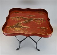 Chinoiserie Tole Tray Top Table