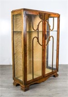 Art Deco Curio Cabinet With Glass Doors