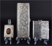 Grouping of Silver Smoking Accessories