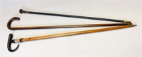 Group of Wooden Canes