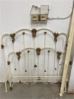 Wrought Iron full size bed frame