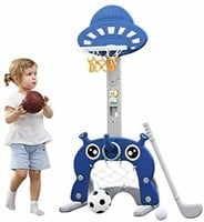 BASKETBALL HOOP FOR KIDS 5 IN  1 SPORTS ACTIVITY