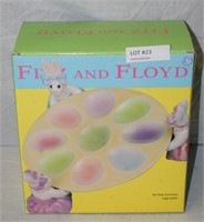 FITZ AND FLOYD EGG PLATE