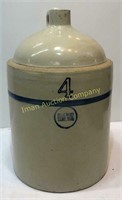 Blue Band 4 Gallon Crock Jug