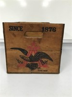 Wood Anheuser-Busch Box   Approx. 12X17 3/4