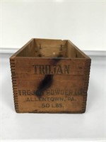 Trojan Powder Co. Box    Approx. 9 1/2X 19 1/2
