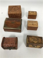 6 Small Jewelry Boxes