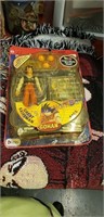 Dragon ball z action figure and blanket